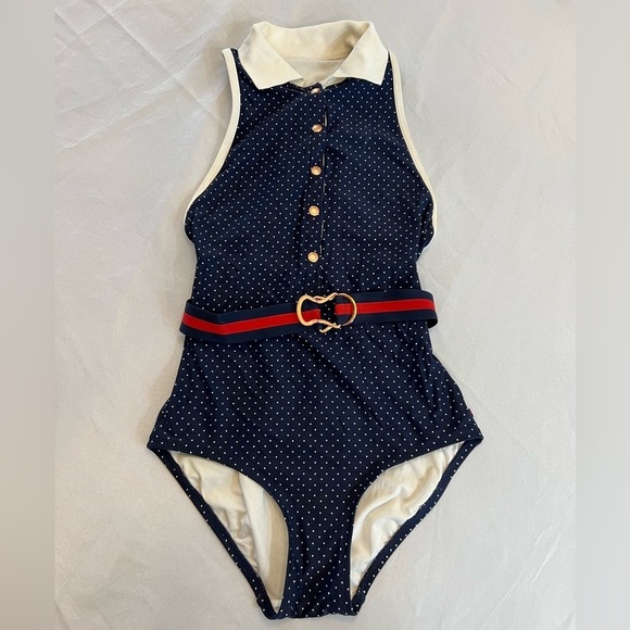 Tommy Hilfiger Other - TOMMY HILFIGER Women’s Racerback, Collared and Belted Bathing Suit, Size 6